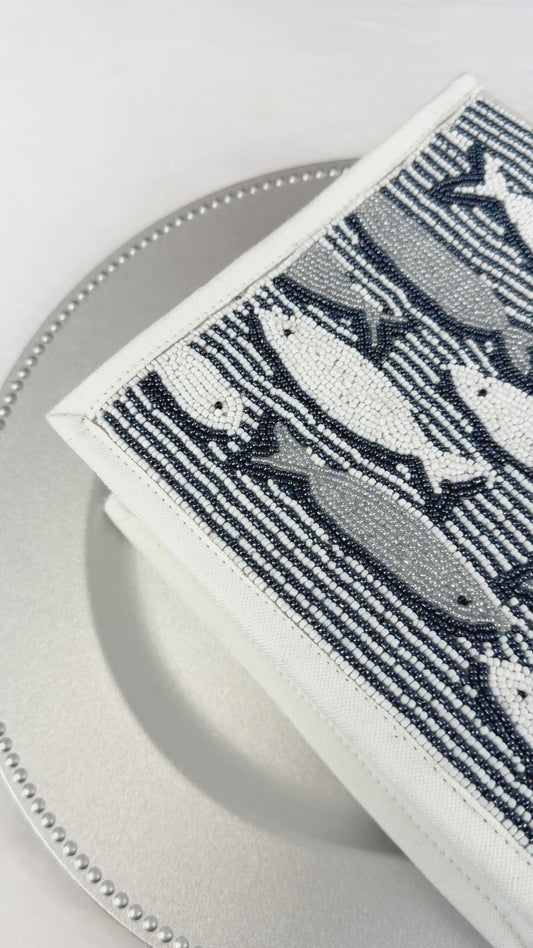 Sardine Beaded Mini Tote