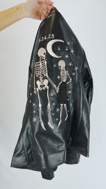Skeleton Couple Leather