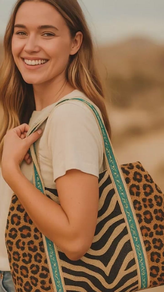 Safari Stripes Tote