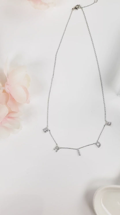 Rhinestone Bride Necklace