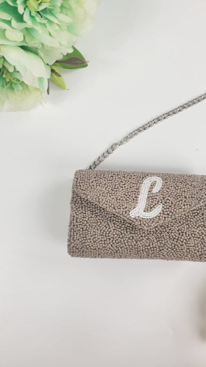 Tiny Beaded Envelope Clutch for Flower Girl - TIENV