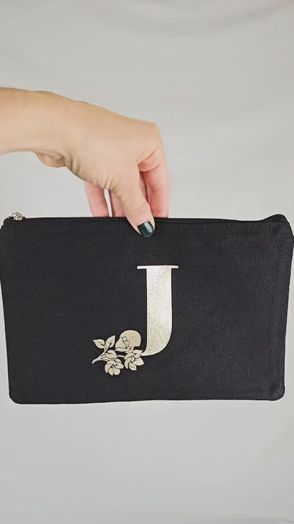 Wedding Monogram Makeup Bag