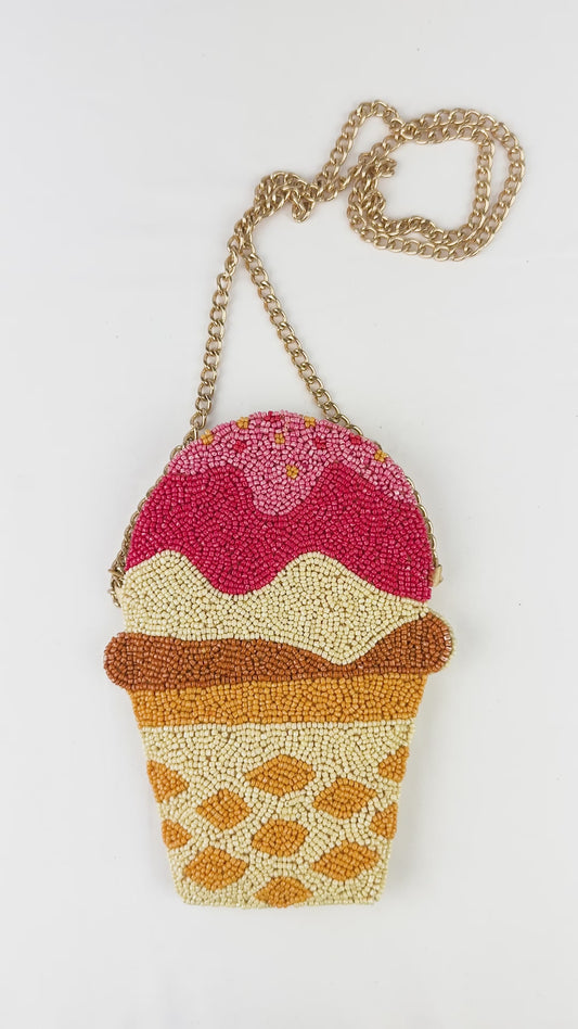Ice Cream Clutch Purse