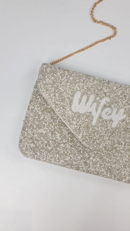Wifey Clutch Bag - Bridal Purse & Handbag Gifts