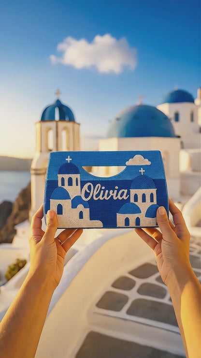 Santorini Beaded Handbag