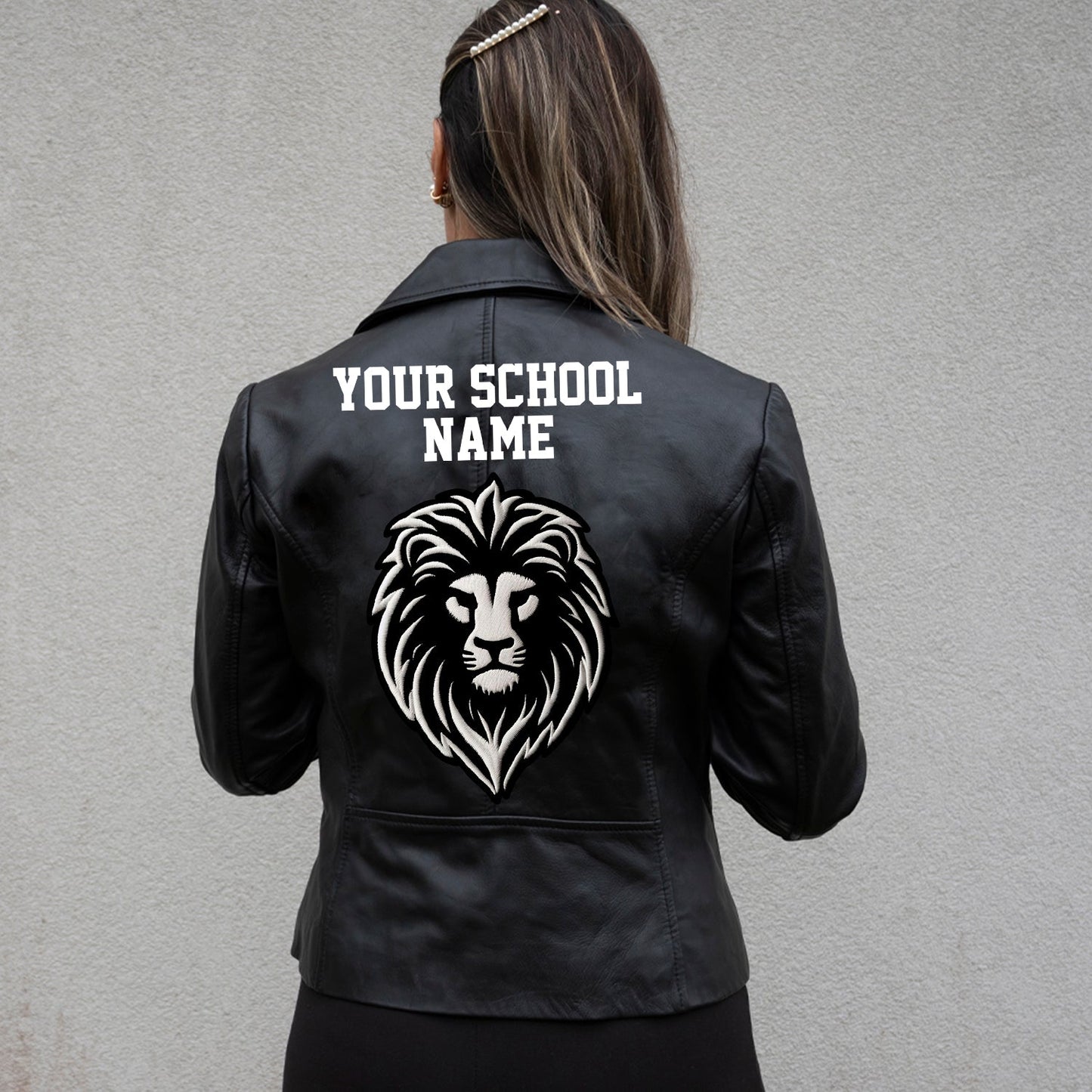 Personalized Game Day Leather Jacket