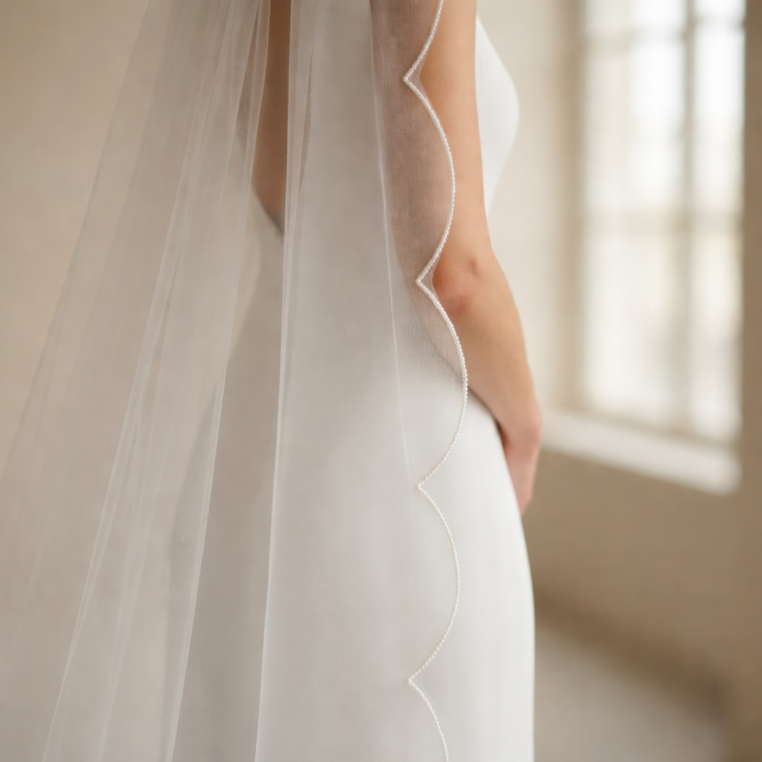Scalloped Edge Veil