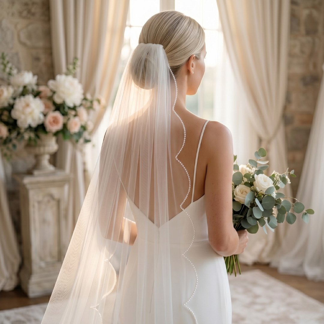 Scalloped Edge Veil
