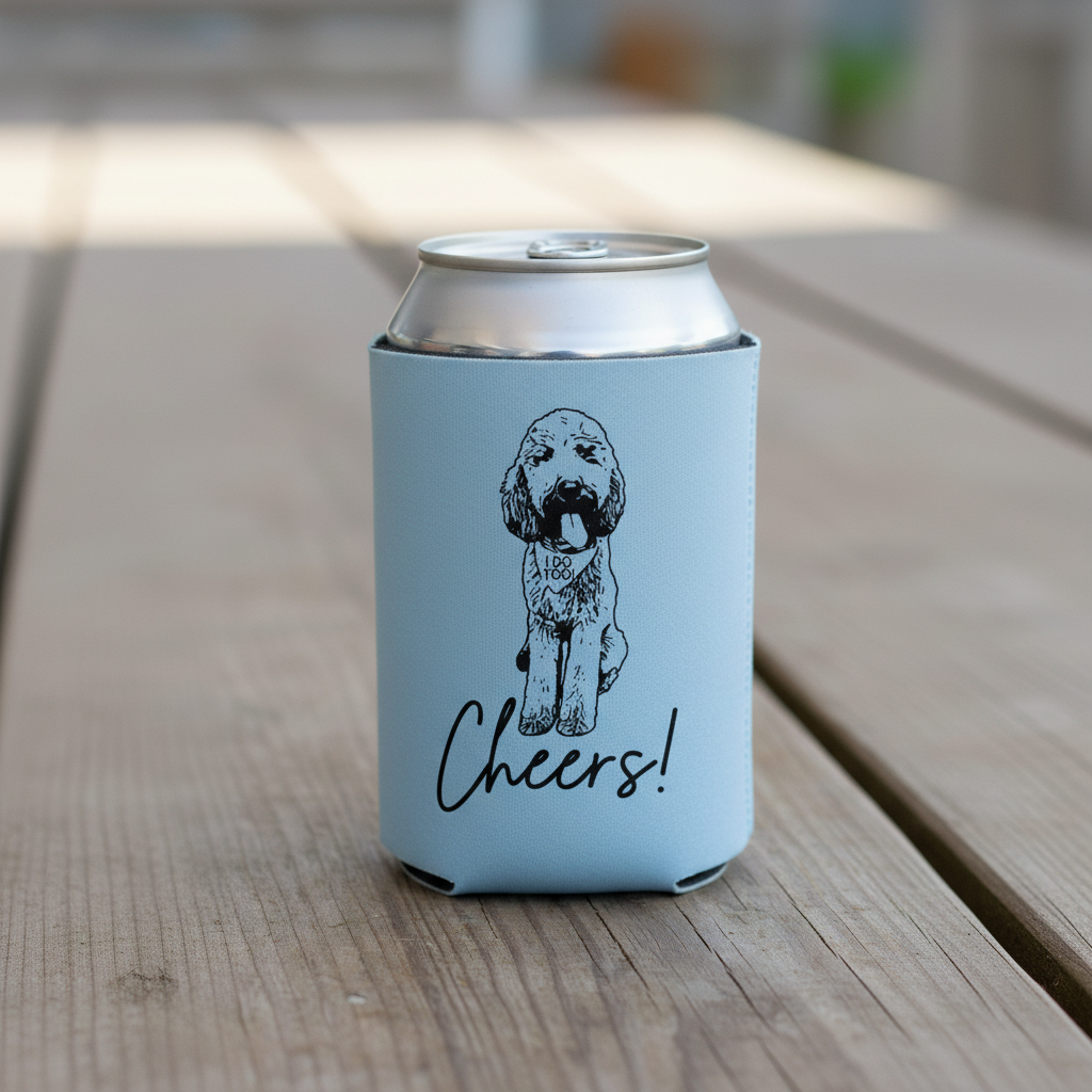 Pet Wedding Can Coolers