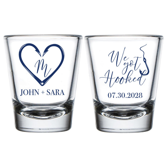 Personalized Wedding Shot Glasses (CS 636)