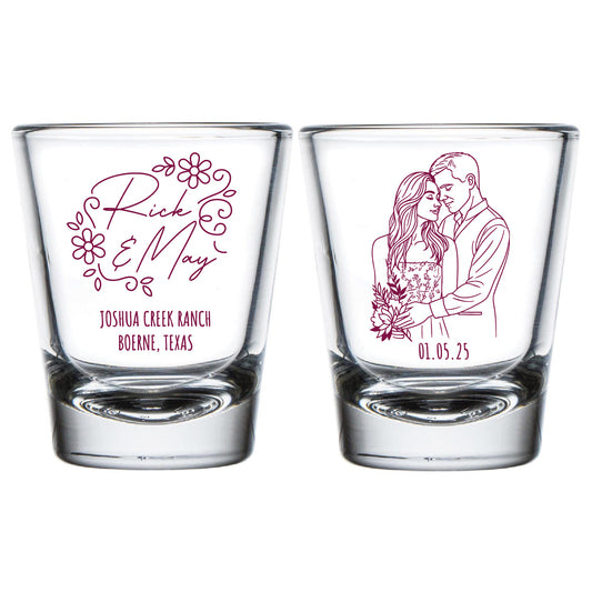 Wedding Shot Glasses (PK 428)