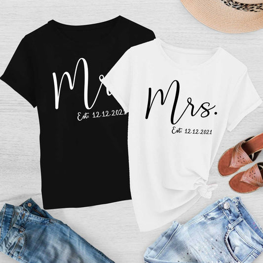 Personalized Mr. and Mrs. T-Shirts (240)