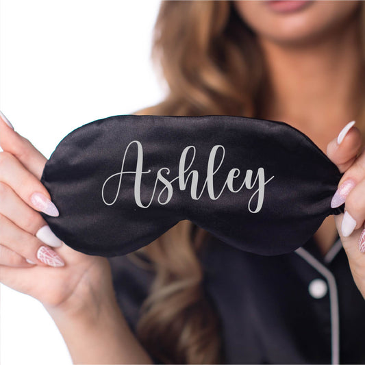 Custom Name Wedding Eye Mask
