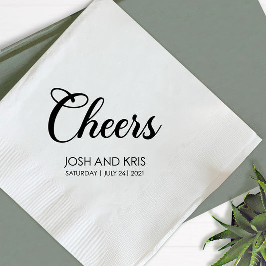 Cheers Wedding Napkins (361)