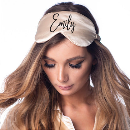 Personalized Name Bridal Eye Mask