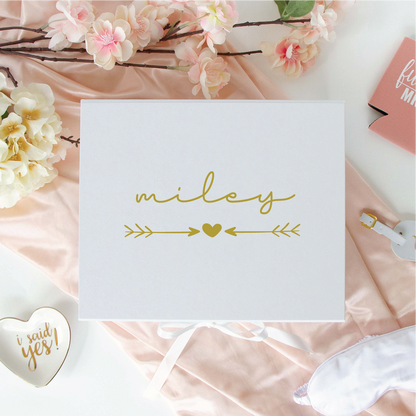 Arrow Style Bridesmaid Proposal Gift Box
