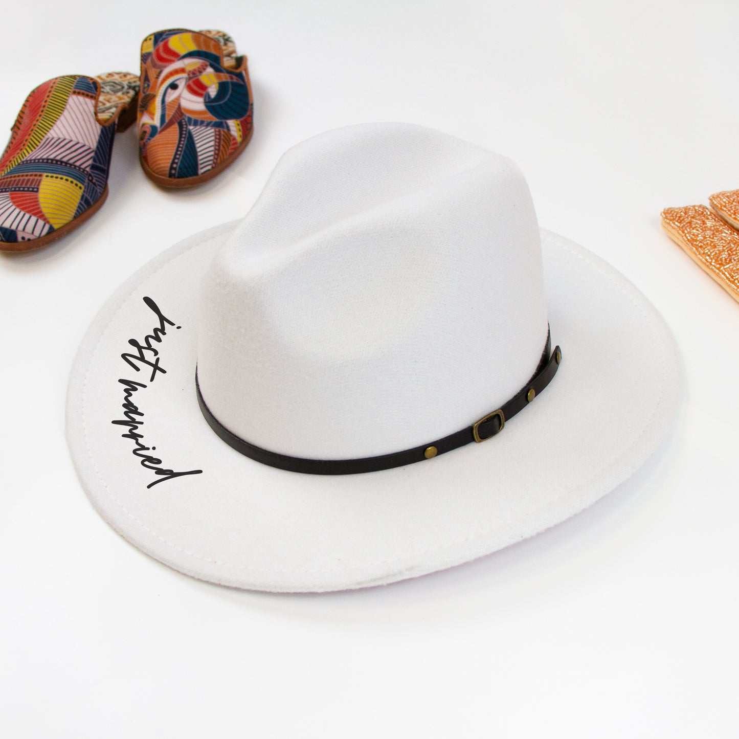 Just Married Fedora Hat