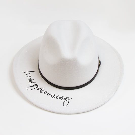 Honeymooning Fedora Hat