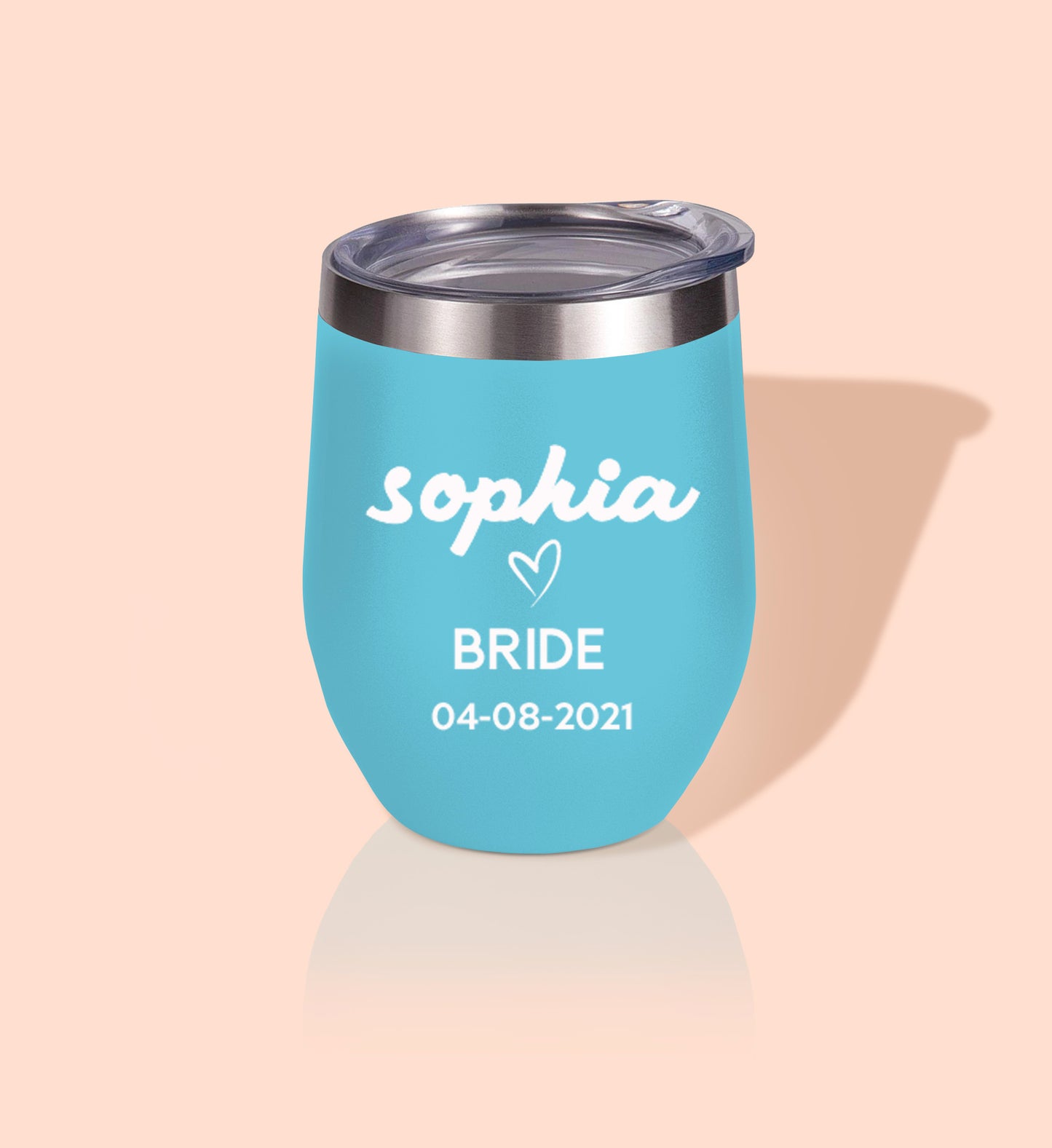 Personalized Wedding Wine Tumblers