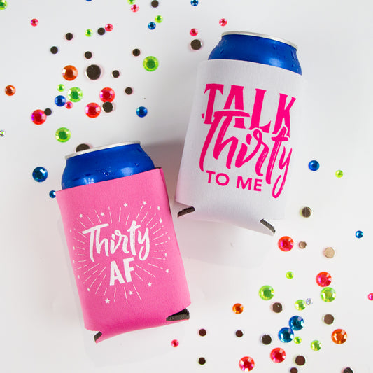 Talk Thirty To Me, Thirty AF Can Coolers