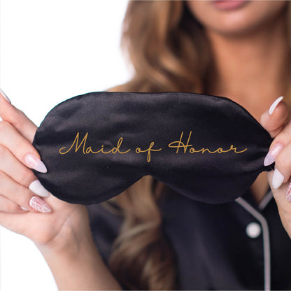 Wedding Eye Mask for Bride, Bridesmaid, MOH