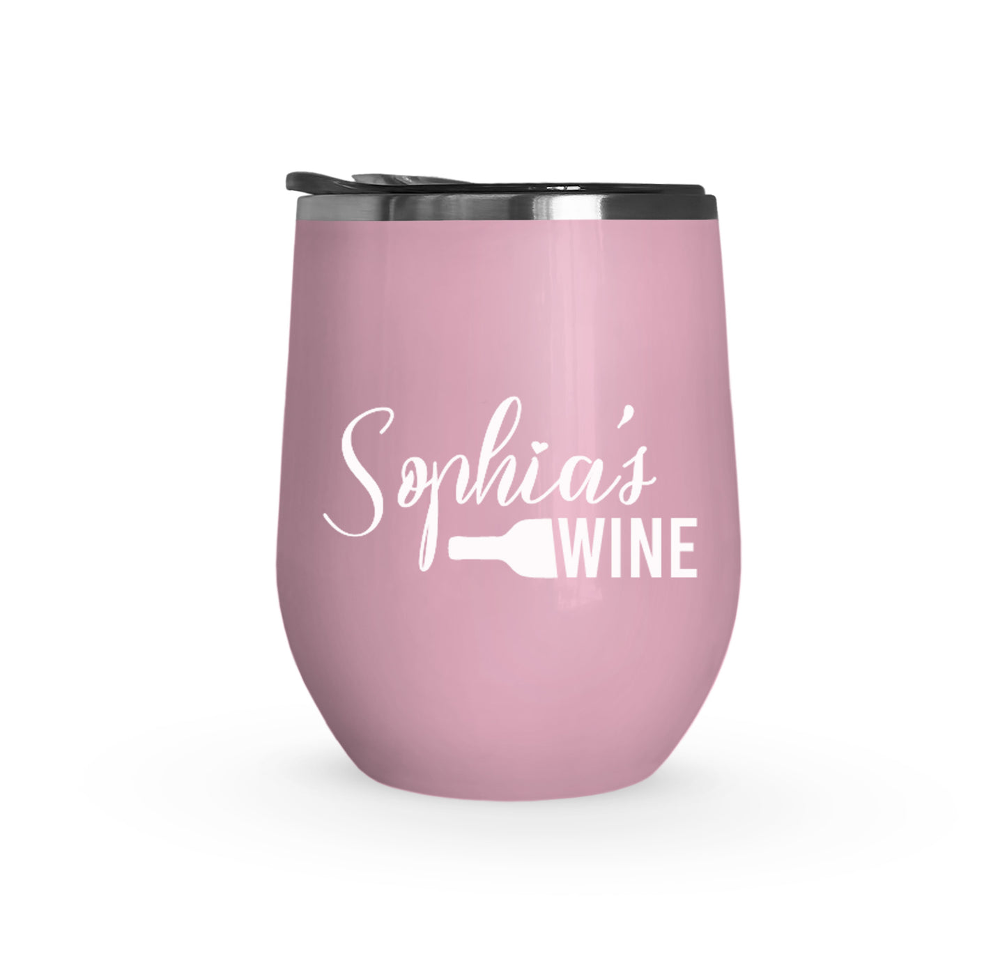 Wine O'Clock Wedding Wine Tumblers