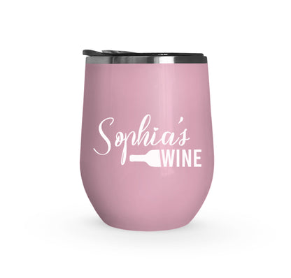 Wine O'Clock Wedding Wine Tumblers