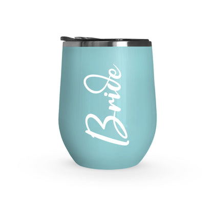 Bride and Bridesmaid Wedding Wine Tumbler