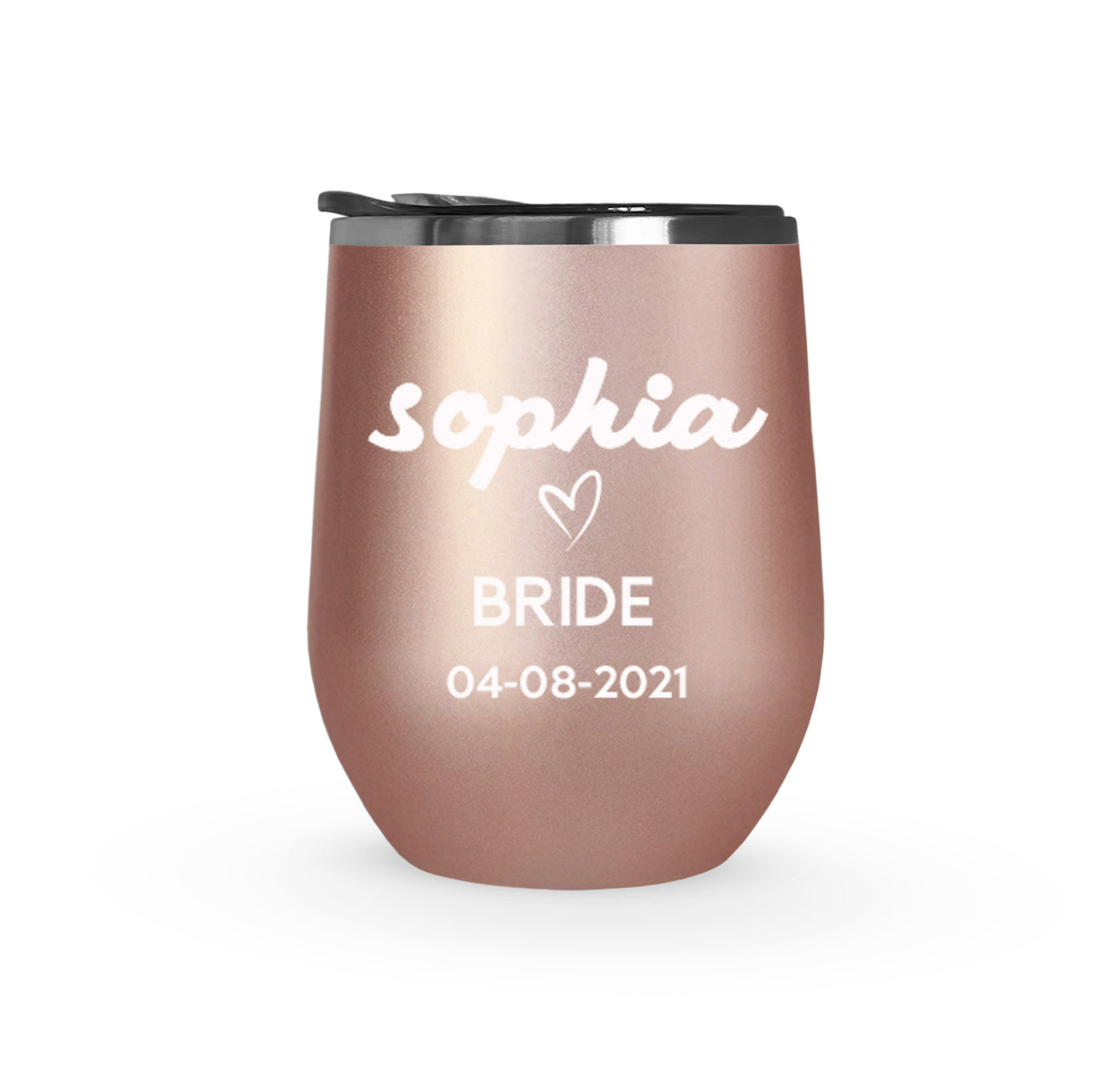 Personalized Wedding Wine Tumblers