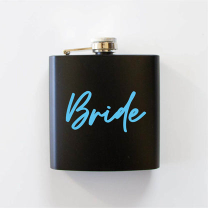 Black Bride Hip Flask