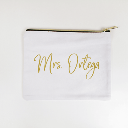 Custom Mrs. Ortego Makeup Bag