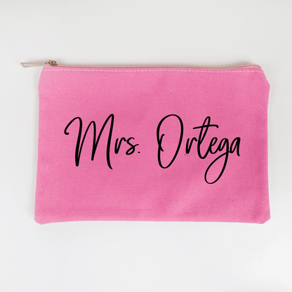 Custom Mrs. Ortego Makeup Bag