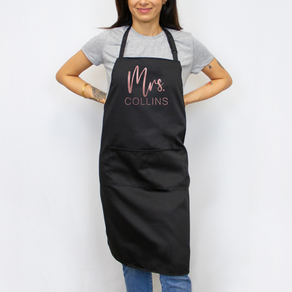 Personalized Mrs. Apron image