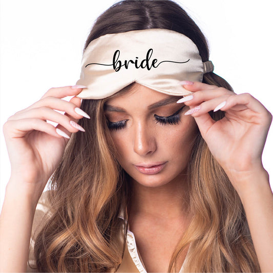 Bride, Bridesmaid, MOH Wedding Eye Mask