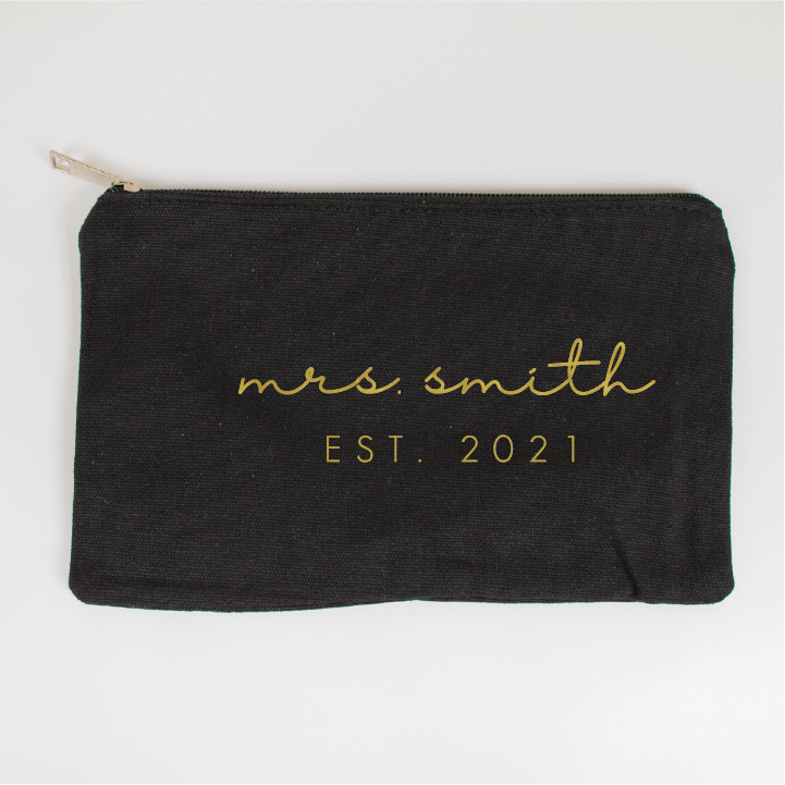 Custom Mrs. EST Makeup Bag