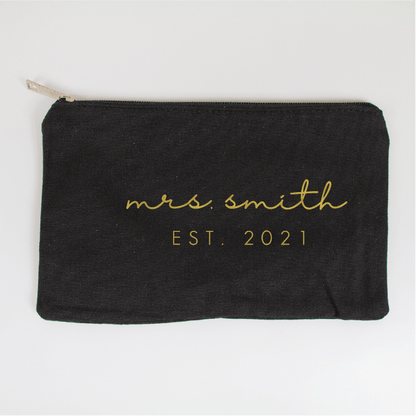 Custom Mrs. EST Makeup Bag