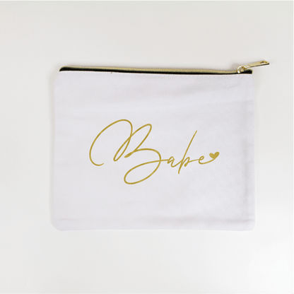 Babe Bridesmaid Makeup Bag
