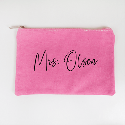 Mrs. Olsen Bridal Makeup Bag