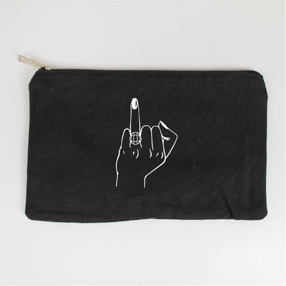 Engagement Ring Makeup Bag