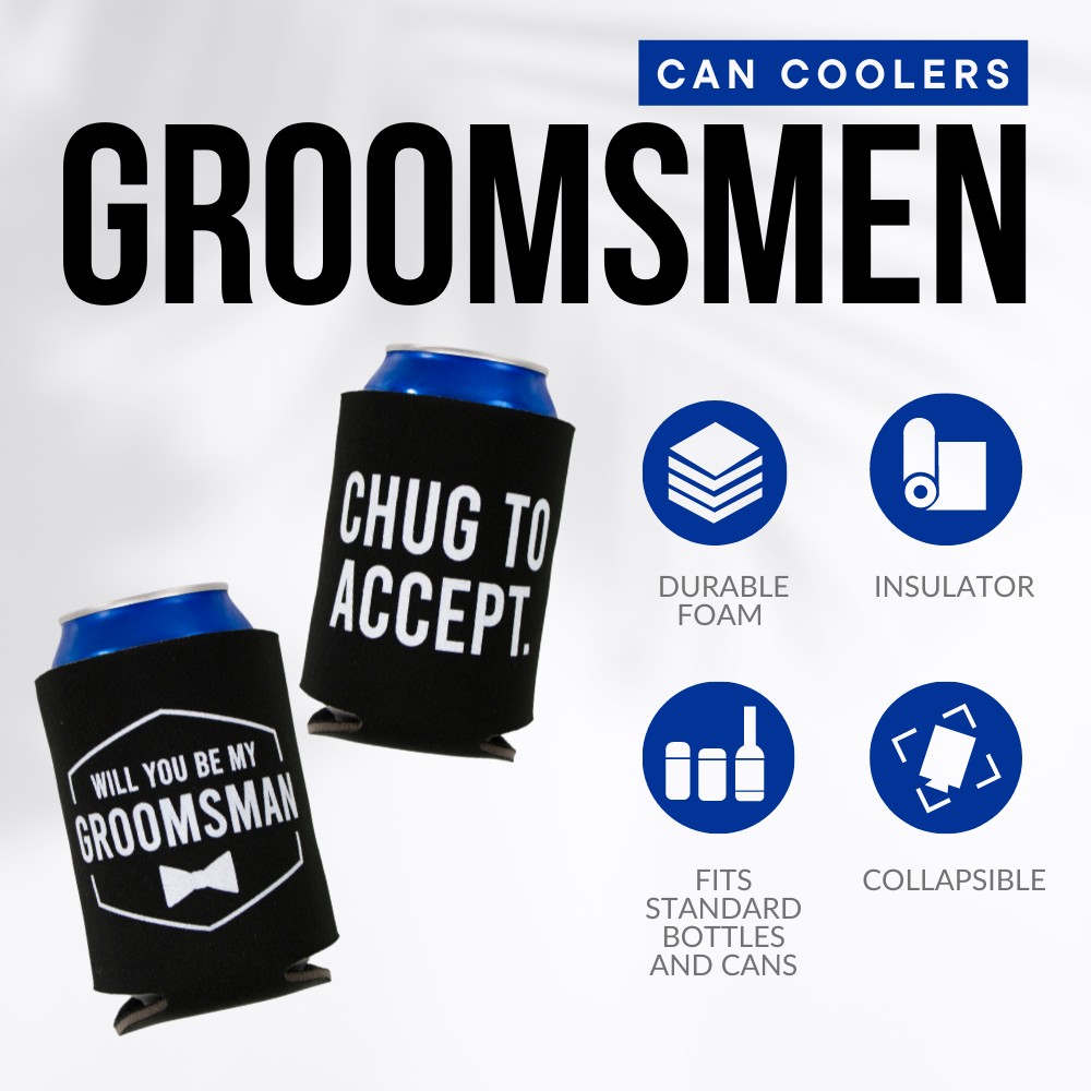 Groomsmen/Best Man Koozies