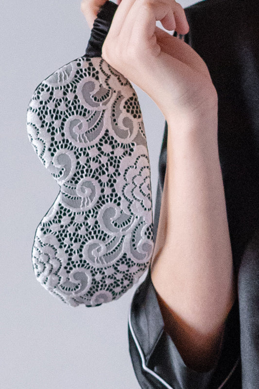 Black Eye Mask - Full Lace