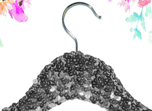 Black Sequin Hanger