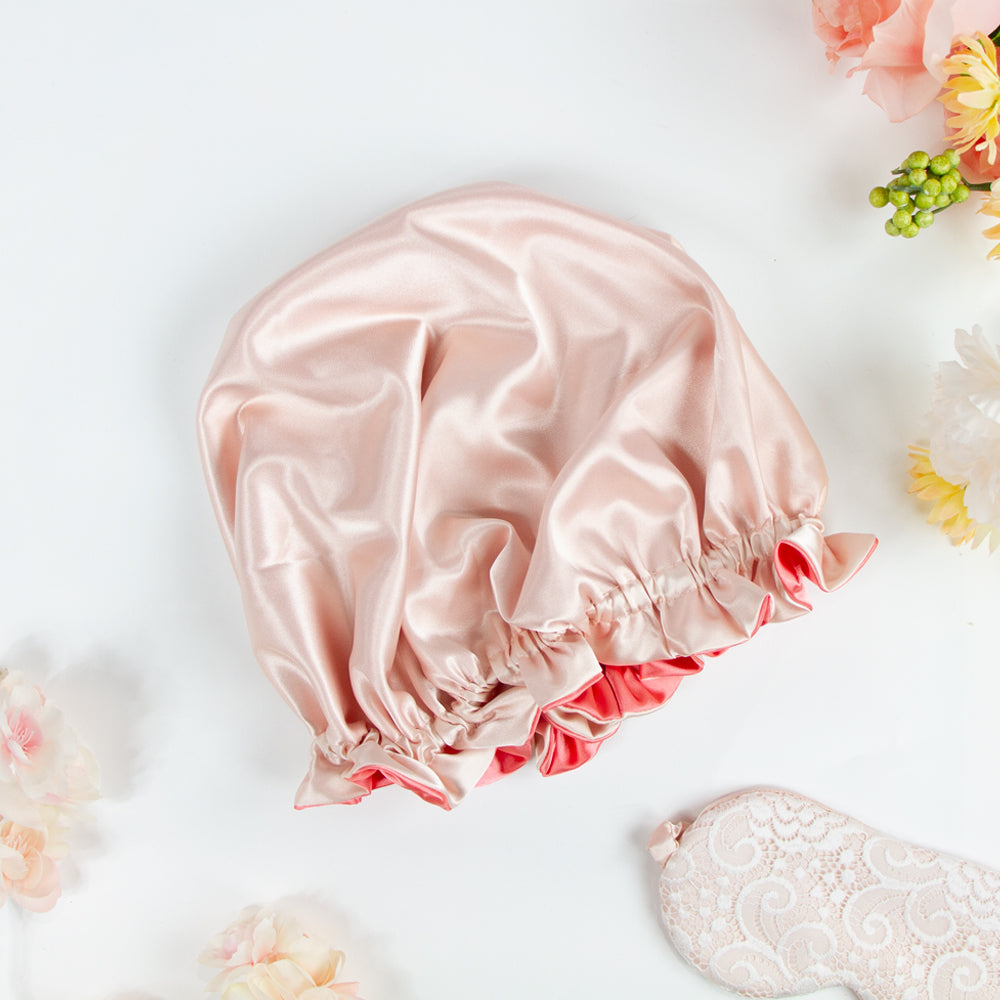 Red Satin Bonnet