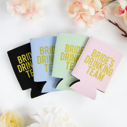 Bride's Drinking Team Can Coolers