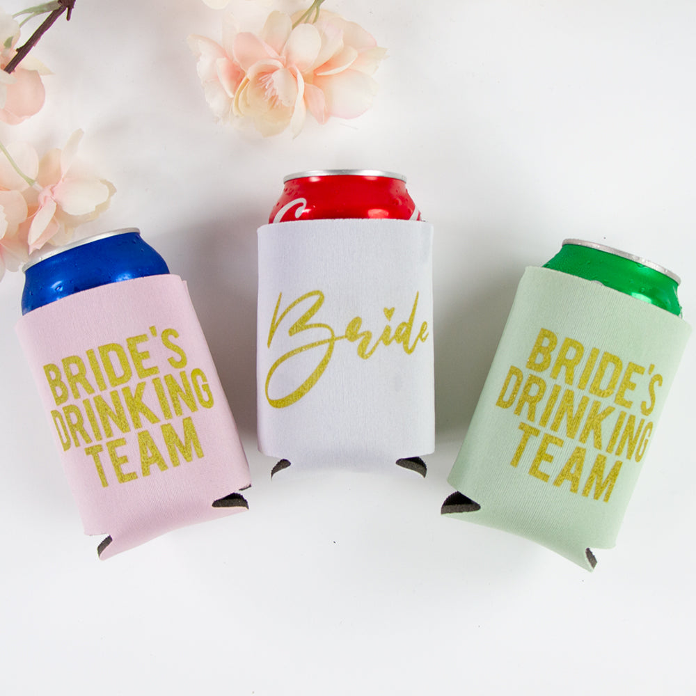 Bride's Drinking Team Can Coolers