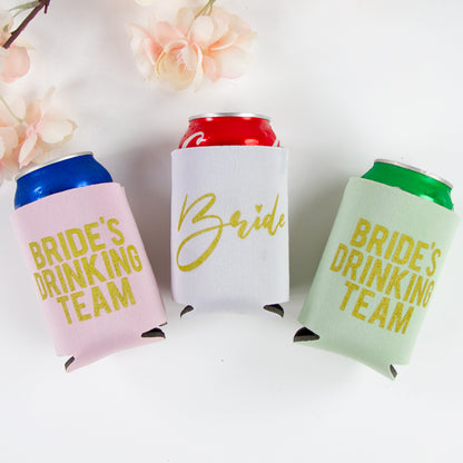 Bride's Drinking Team Can Coolers