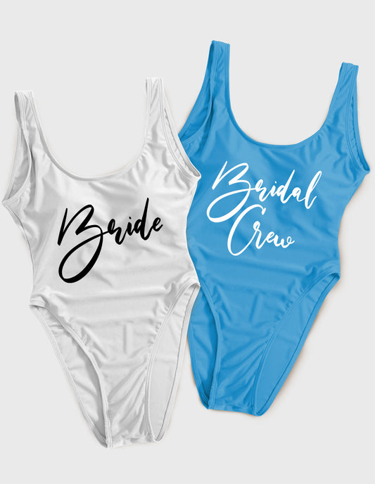 Bride & Bridal Crew - Swirly Swimsuit