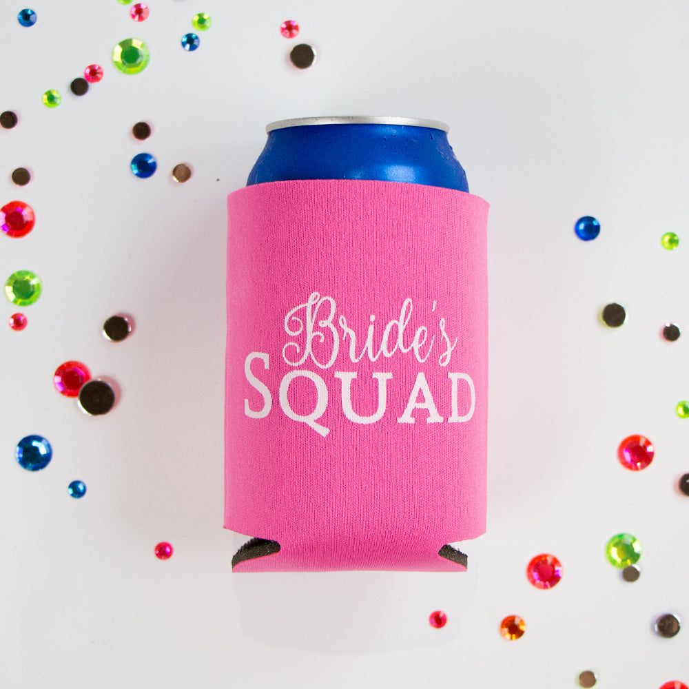 Bride's Squad Can Coolers