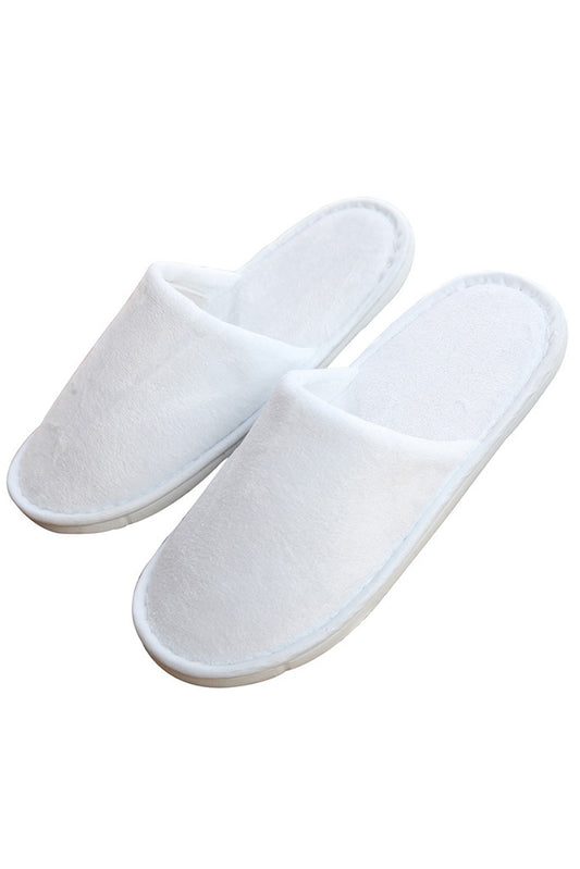 White Close Toed Slipper