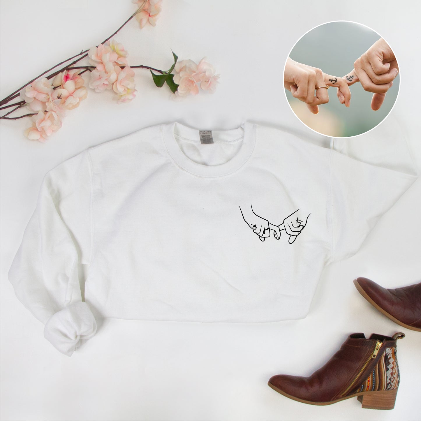 Custom Photo for Line Art Sweater